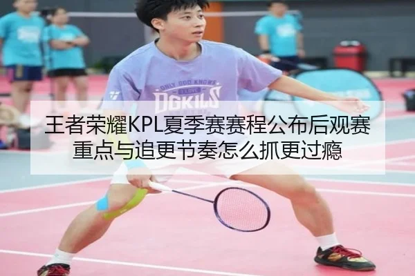 王者荣耀KPL夏季赛赛程公布后观赛重点与追更节奏怎么抓更过瘾